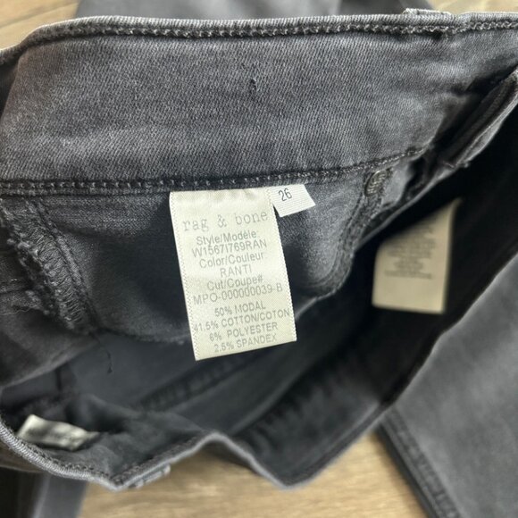Rag & Bone High Rise Ankle Skinny Jeans - Picture 7 of 14